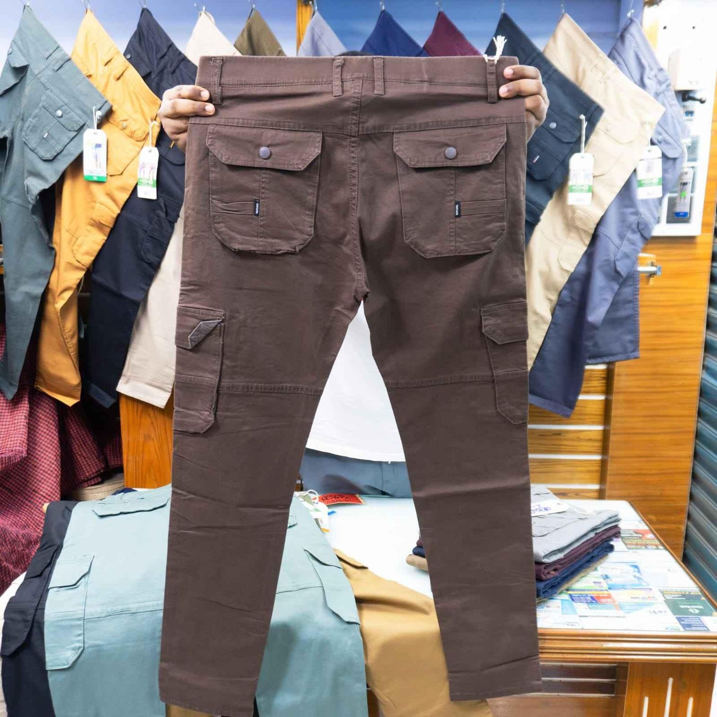 "কফি কালার" কার্গো প্যান্ট রেগুলার সাইজ (২৭ থেকে ৩৪)