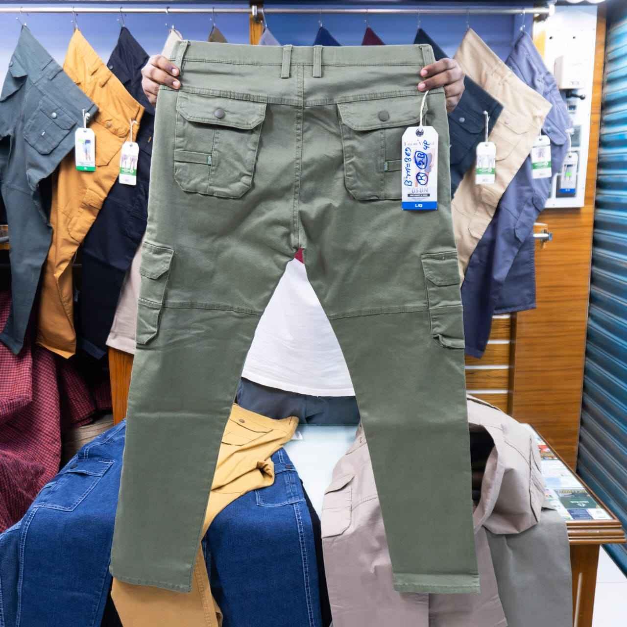 "অলিভ কালার" কার্গো প্যান্ট ওভার সাইজ (৩৫ থেকে ৩৮)