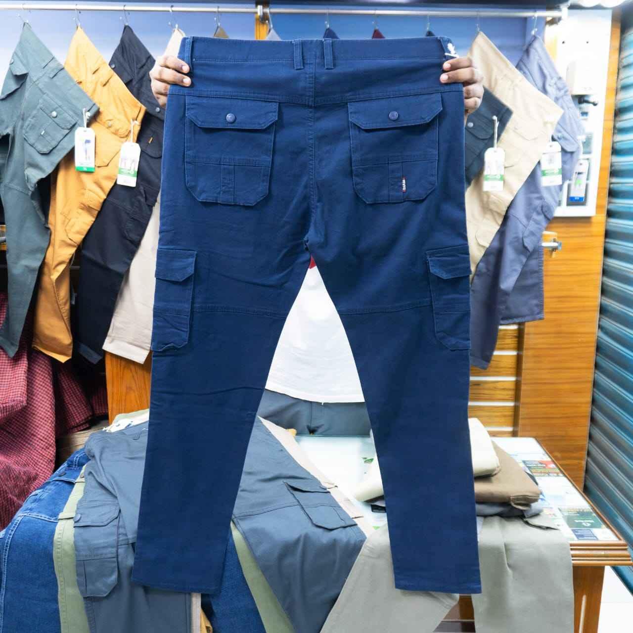 "বুলু কালার" কার্গো প্যান্ট ওভার সাইজ (৩৫ থেকে ৩৮)