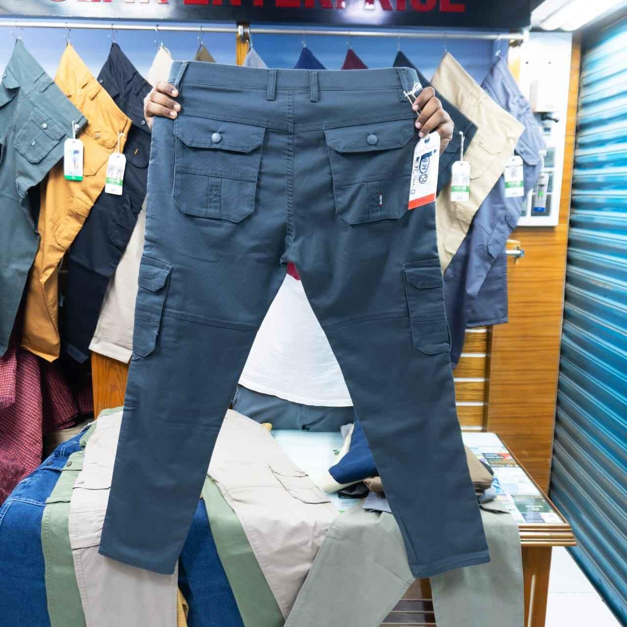 "পেট্রোল বুলু কালার" কার্গো প্যান্ট ওভার সাইজ (৩৫ থেকে ৩৮)